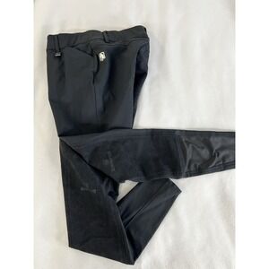 Romfh Pants Womens 28L Black Patch Breeches Equestrian Riding Stretch